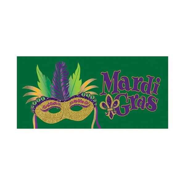 Mardi Gras^Evergreen Mardi Gras Mask Sassafras Switch Mat Insert
