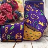 Ribbon^D. Stevens Mardi Gras Purple Ribbon, 4" X 10Yd