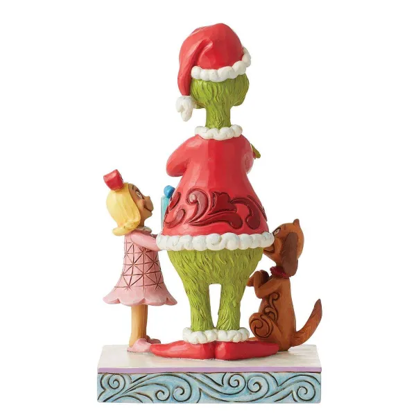 Figurines^Department 56 Max And Cindy Giving Gift To Grinch Figurine, Dept. 56 Village