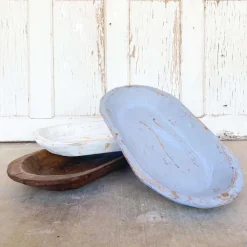 Dough Bowls^Forever Green Art Medium Carved Dough Bowl
