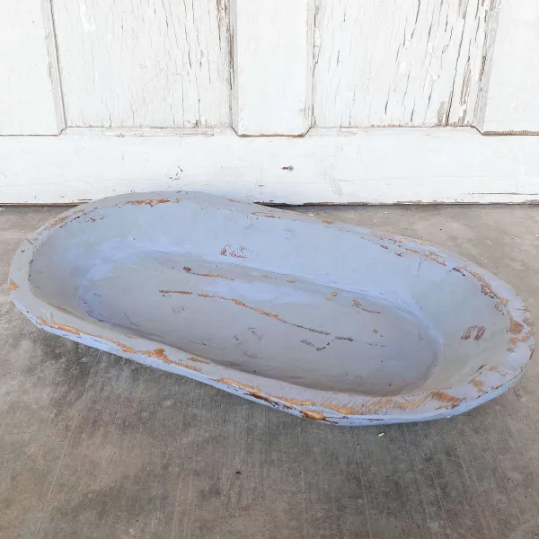Decorative Containers^Forever Green Art Medium Carved Dough Bowl