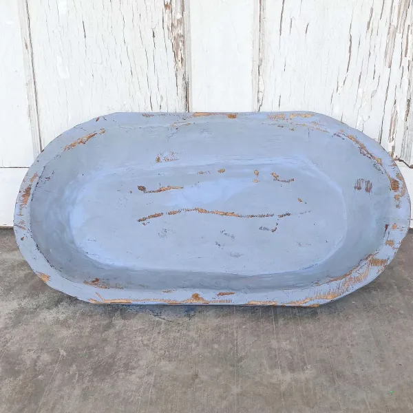 Decorative Containers^Forever Green Art Medium Carved Dough Bowl