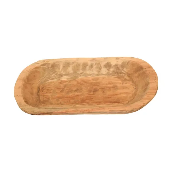 Diy Containers^Forever Green Art Medium Carved Dough Bowl