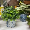 Faux Plants^CRI Medium Eucalyptus Real To Touch Half Topper