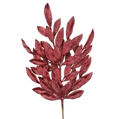 Floral^Direct Export Co. Merlot Bayleaf Glitter Spray