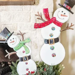Pot Stakes^The Round Top Collection Merry & Bright Snowman