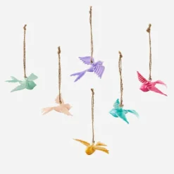 Spring^180 Degrees Metal Bird Ornament