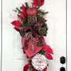 Floral Decor^Craig Bachman Metallic And Glitter Magnolia Leaf Spray