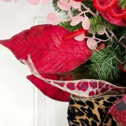 Floral Decor^Craig Bachman Metallic And Glitter Magnolia Leaf Spray