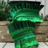 Ribbon^D. Stevens Metallic Pleated Ruffle Ribbon, 4" X 5Yd