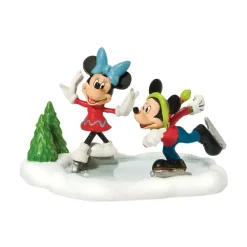 Table Decor^Department 56 Mickey & Minnie Go Skating, Dept. 56 Village