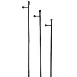 Table Decor^The Round Top Collection Mini Gallery & Charm Stake, Black