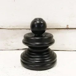 Table Decor^The Round Top Collection Mini Gallery Black Display Pole, Small