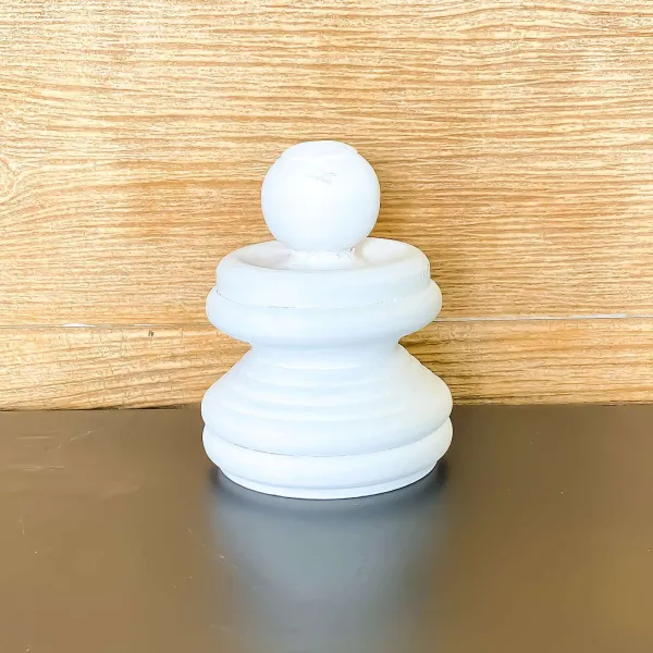 Table Decor^The Round Top Collection Mini Gallery Display Pole, White