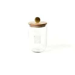 Kitchen & Dining^Happy Everything Mini Wooden Lid Glass Jar By !