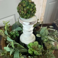 Succulents^CRI Mix Succulent Wreath 6"