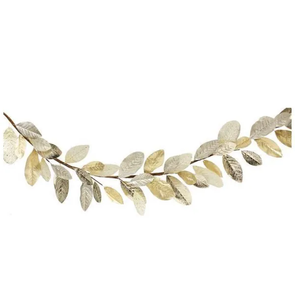 Wall Decor^Craig Bachman Mixed Metallic Magnolia Leaf Garland