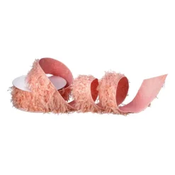 Ribbon^Regency Mohair Tafta Ribbon, Pink 2.5" X 10Yd, 4" X 10Yd