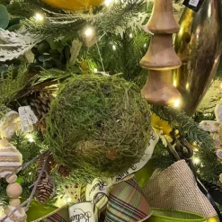 Floral Decor^CRI Moss Orb 6"