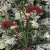 Floral^Craig Bachman Multi Glitter Elf Leg Spray