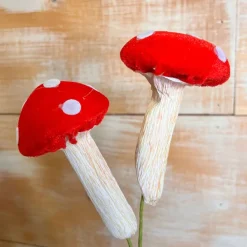 Spring^Liberty Floral Mushroom Pick