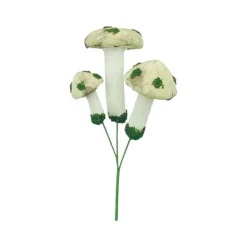 Spring Picks^LIBERTY FLORAL Mushroom Pick, White