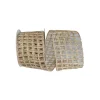 Ribbon^Reliant Ribbon Natural And Gold Sparkle Jute Ribbon, 4" X 10Yd
