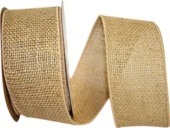 Ribbon^Reliant Ribbon Natural Burlap Ribbon, 2.5"X10 Yd