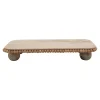 Table Decor^Creative Coop Natural Decorative Mango Wood Pedestal