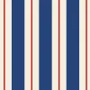 Kitchen & Dining^Hester & Cook Navy & Red Awning Stripe Cocktail Napkin Set