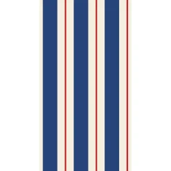 Party Diy^Hester & Cook Navy & Red Awning Stripe Guest Napkin Set
