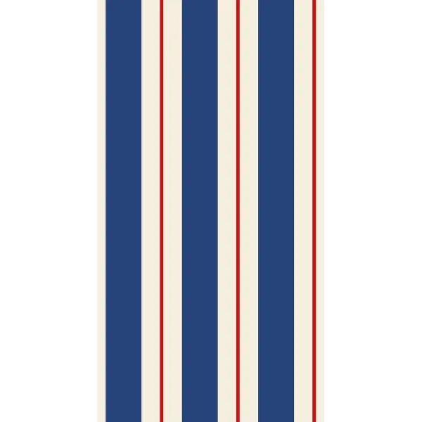 Party Diy^Hester & Cook Navy & Red Awning Stripe Guest Napkin Set