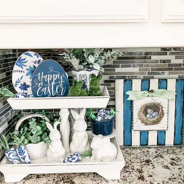 Wall Decor^The Round Top Collection Nest Of Blue Eggs Mini Gallery Art