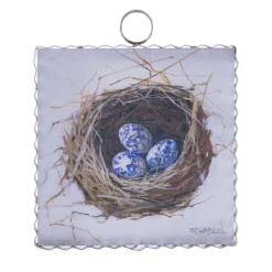 Wall Decor^The Round Top Collection Nest Of Blue Eggs Mini Gallery Art