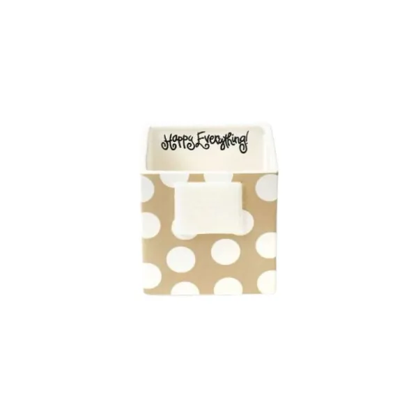Decorative Containers^Happy Everything Neutral Dot Mini Nesting Cube By !