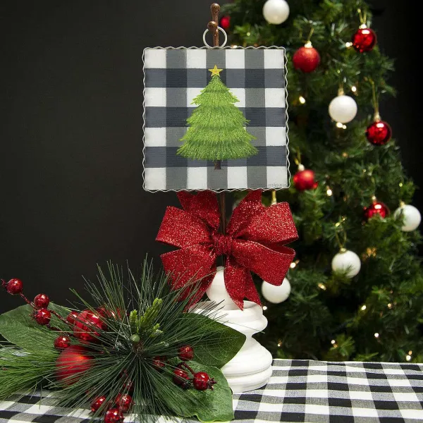 Table Decor^The Round Top Collection O' Christmas Mini Gallery Art