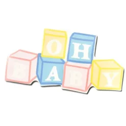 Celebrate Baby^Happy Everything Oh Baby Blocks Big Attachment By !