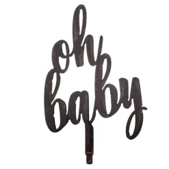 Celebrate Baby^The Round Top Collection Oh Baby Finial