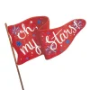 Pot Stakes^The Round Top Collection Oh My Stars Pennant Flag