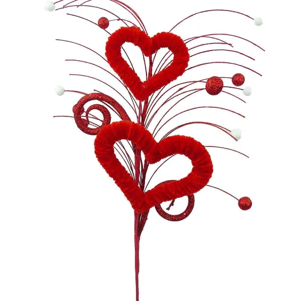 Floral^Liberty Floral Open Heart Curl Spray