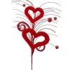 Sprays^Liberty Floral Open Heart Curl Spray