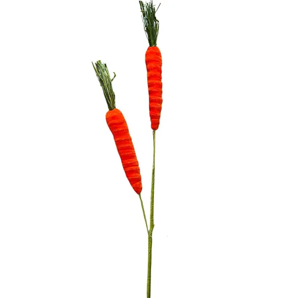 Floral^Liberty Floral Orange Carrot Spray