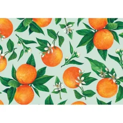 Party Diy^Hester & Cook Orange Orchard Placemat Sheets