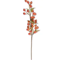 Floral Decor^K&K Interiors Orange Rosehip Stem