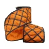 Ribbon^D. Stevens Orange With Diamond Tinsel Ribbon, 4" X 5Yd