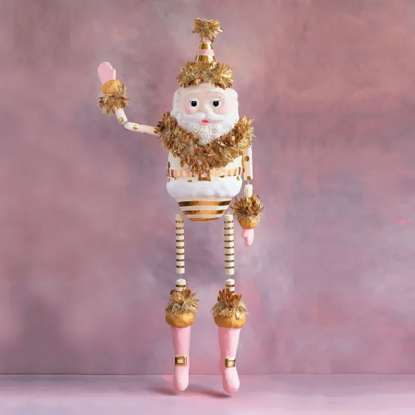 Door Decor^Glitterville Papa Noel Display By