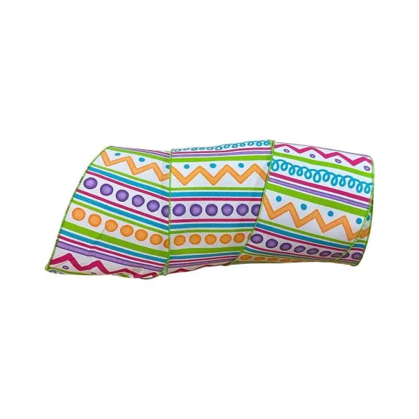Ribbon^Craig Bachman Pastel Multi-Print Ribbon, 4"X 10Yd