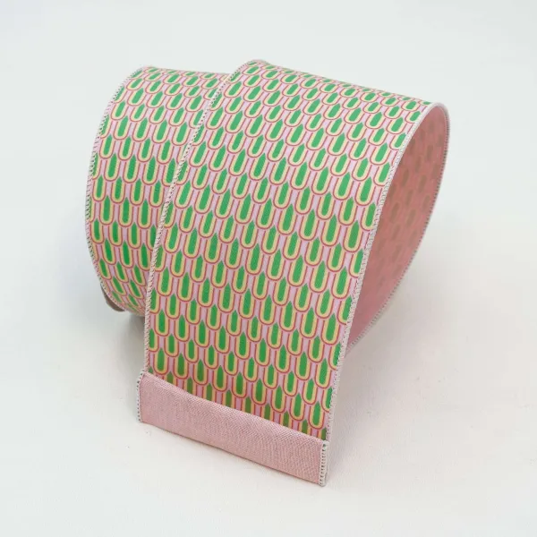 Ribbon^Farrisilk Pastel Waves Ribbon, 2.5" X 10Yd