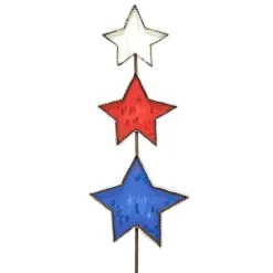 Pot Stakes^The Round Top Collection Patrioic Star Topiary