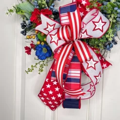 Creations^* Patriotic Blueberry Wreath